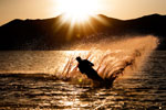 Waterskiing at Lake Eildon