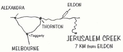 Map to Jerusalem Creek Marina & Holiday Park